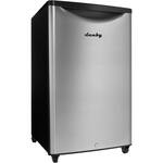 Danby - Contemporary Classic 4.4 Cu. Ft. Mini Fridge - Spotless steel - Front_Standard