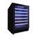 Left. Silhouette - Select 48-Bottle Built-In Wine Cooler - Onyx black.