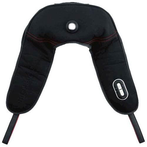 Brookstone Neck and Back Sport Massager with Heat Black 840018 - Best Buy