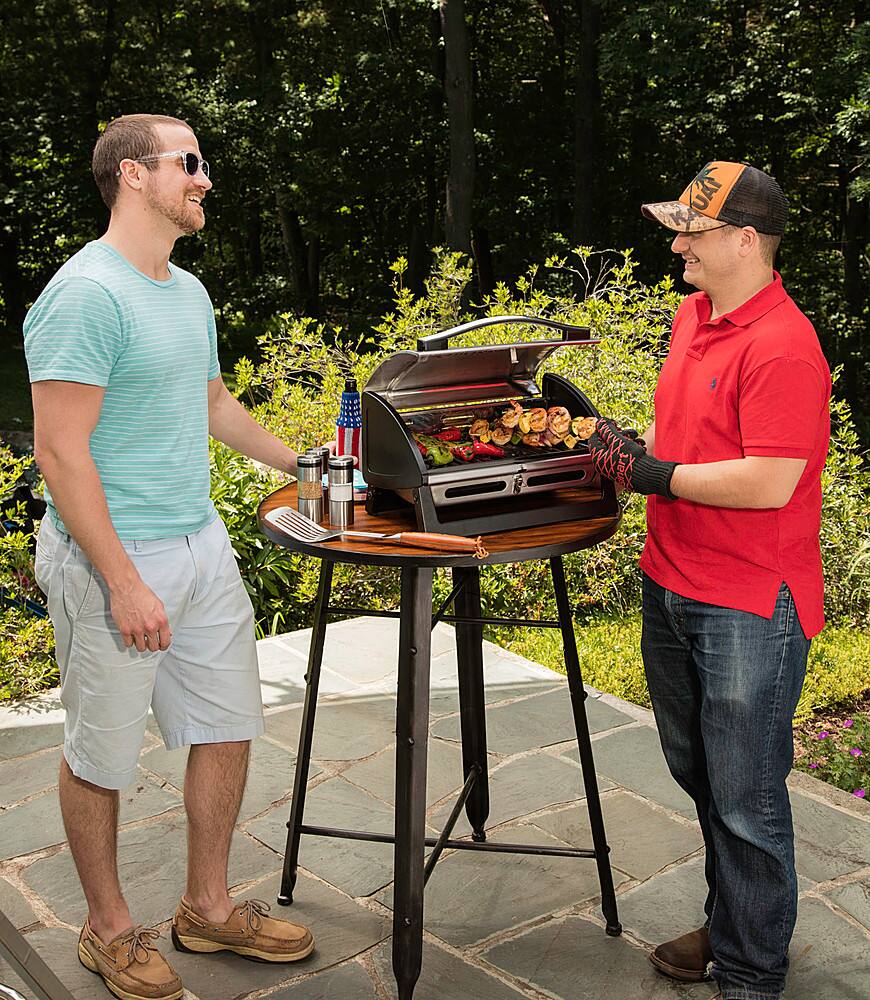Best Buy Cuisinart Grillster Portable Gas Grill Silver CGG059