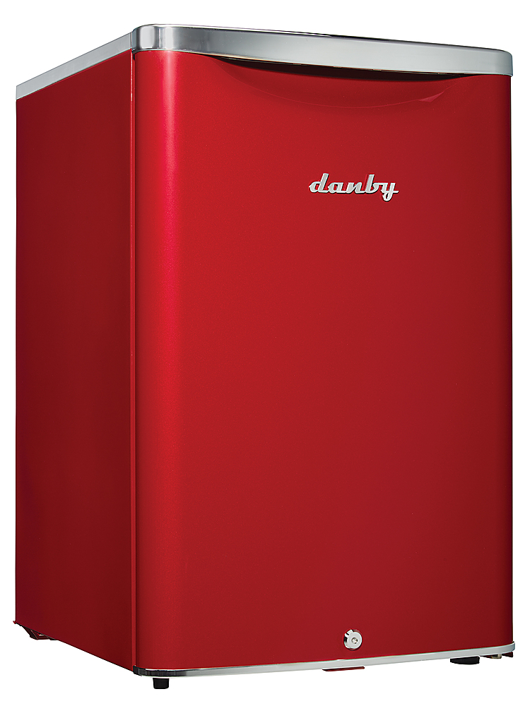Danby 2.6-cu ft Standard-depth Freestanding Mini Fridge (Stainless Steel)