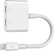 Alt View Zoom 11. Belkin - Lightning Audio with Charge Adapter - White.