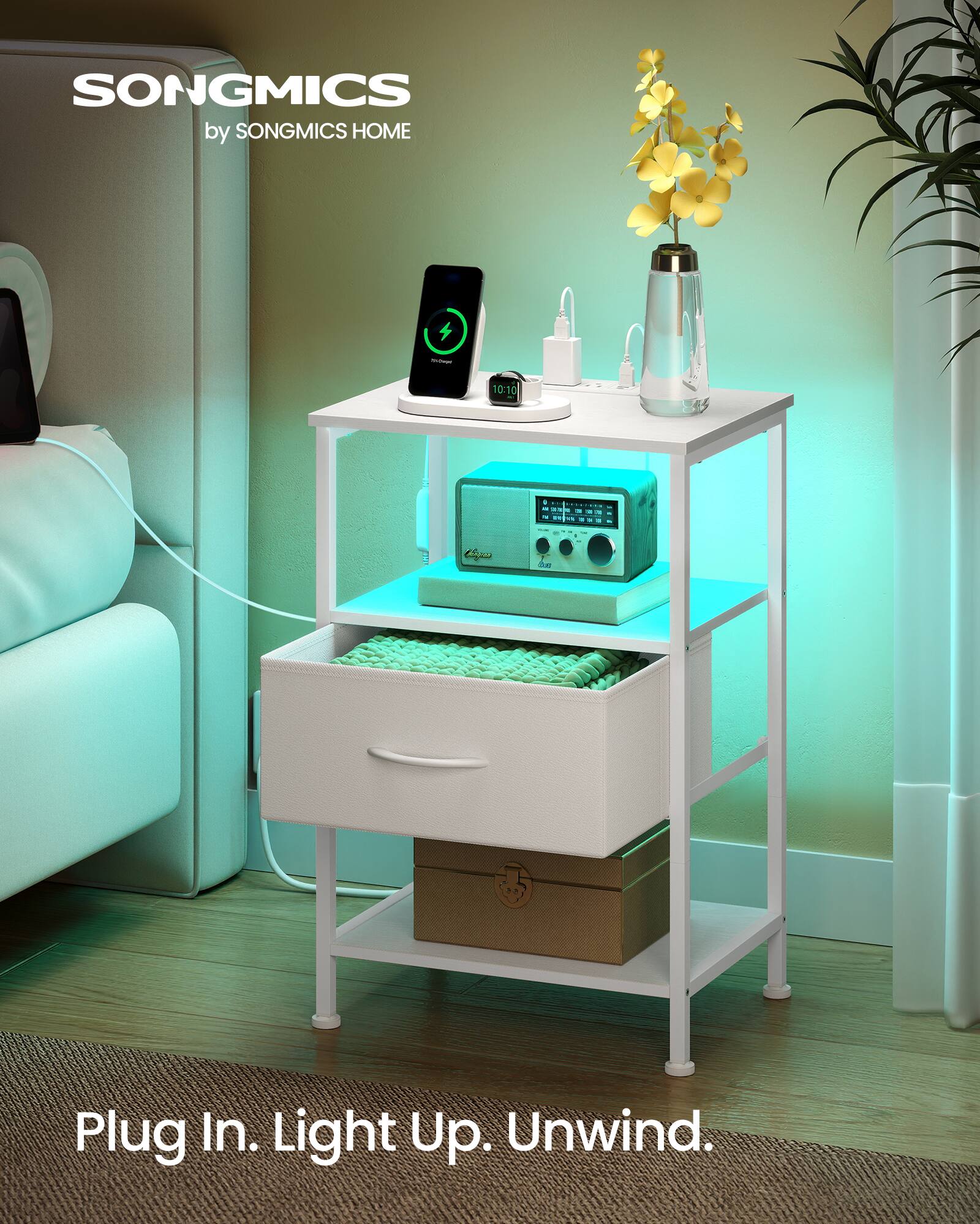 SONGMICS by SONGMICS HOME

10:10

Plug In. Light Up. Unwind.