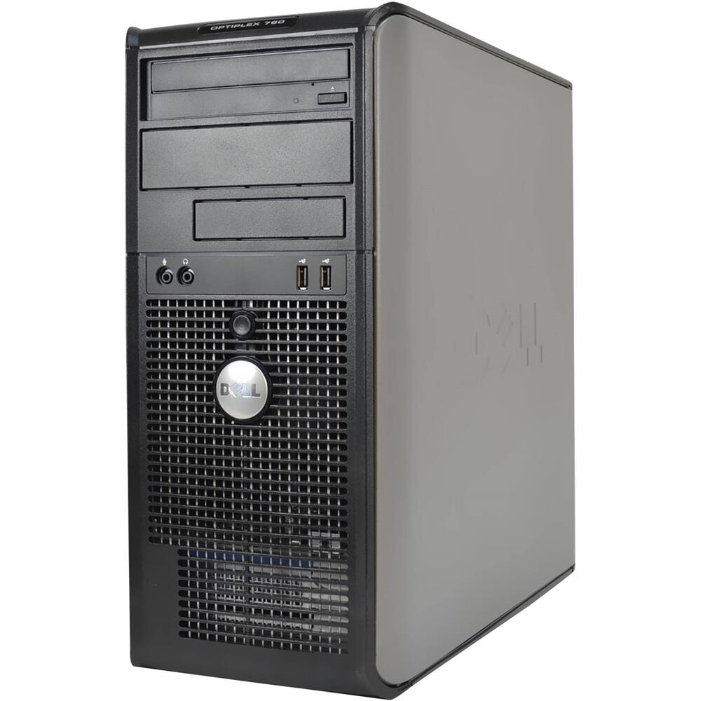 Best Buy Dell Optiplex Desktop Intel Core 2 Duo 4gb Memory 750gb Hard Drive Black Silver Dell760tw C2d 4 750 W7p