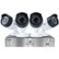 Front Zoom. Uniden - Guardian 4-Channel, 4-Camera Wired DVR Surveillance System - Black/silver/white.