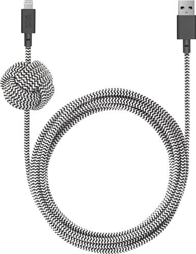 UPC 846654016178 product image for Native Union - Apple MFi Certified 10' Lightning USB Charging Cable - Zebra | upcitemdb.com