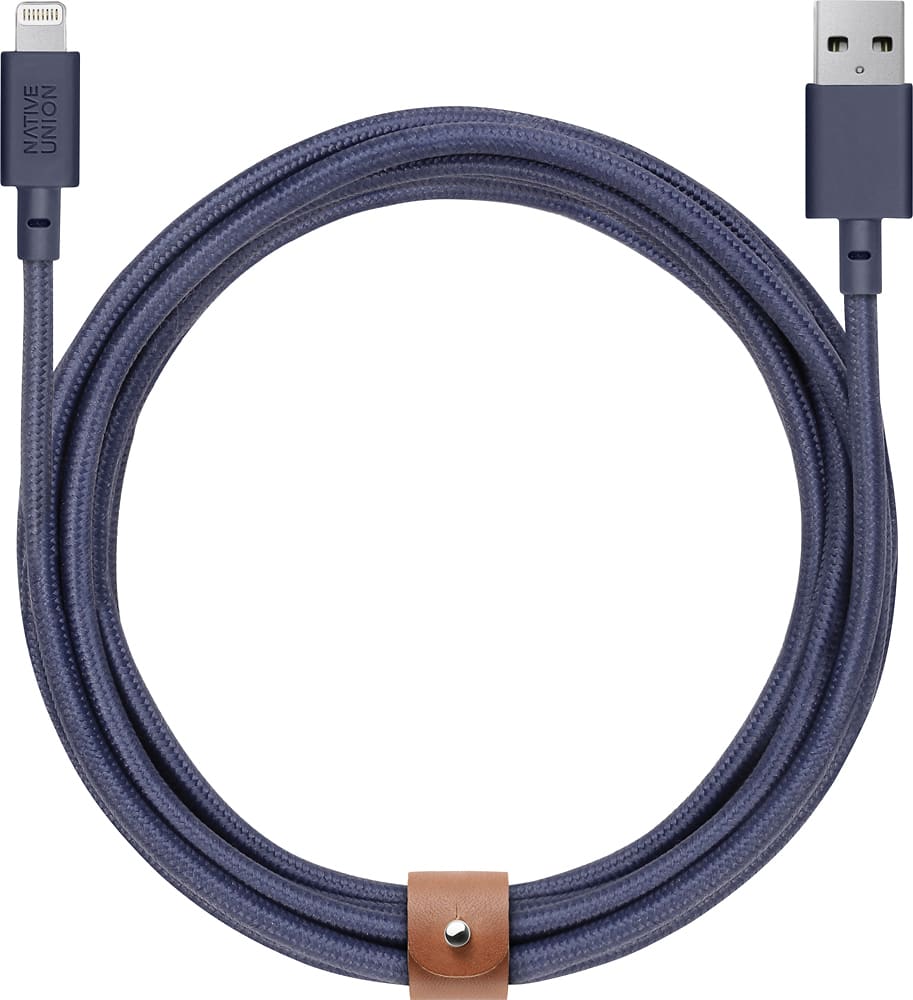 Native Union Night Cable for Apple Lightning Devices 10ft Lightning to USB Charging Cable Marine Native Union Night Cable for Apple Lightning Devices 10ft Lightning to USB Charging Cable Marine