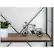Alt View 14. Walker Edison - Rustic Industrial Metal and Wood 5-Shelf Bookcase - Driftwood.