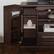 Alt View 11. Walker Edison - Rustic Traditional TV Stand Cabinet for Most TVs Up to 50" - Espresso.