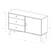 Alt View 16. Walker Edison - Angelo Mid Century Modern TV Stand Cabinet for Most Flat-Panel TVs Up to 55" - Acorn.