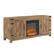 Left. Walker Edison - 58" Modern Farmhouse Barndoor Fireplace TV Stand for Most TVs up to 65" - Barnwood.