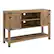 Angle. Walker Edison - Farmhouse Barndoor Sideboard TV Stand for Most Flat-Panel TV's up to 55" - Barnwood.