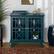 Alt View 13. Walker Edison - Modern Fretwork Storage Console - Blue.