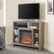 Alt View Zoom 11. Walker Edison - Open Cubby Storage Corner Fireplace TV Stand for Most TVs up to 50" - Driftwood.