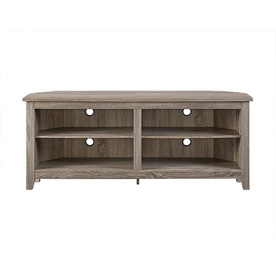 Walker Edison Corner Open Shelf TV Stand for Most Flat-Panel TV's up to ...