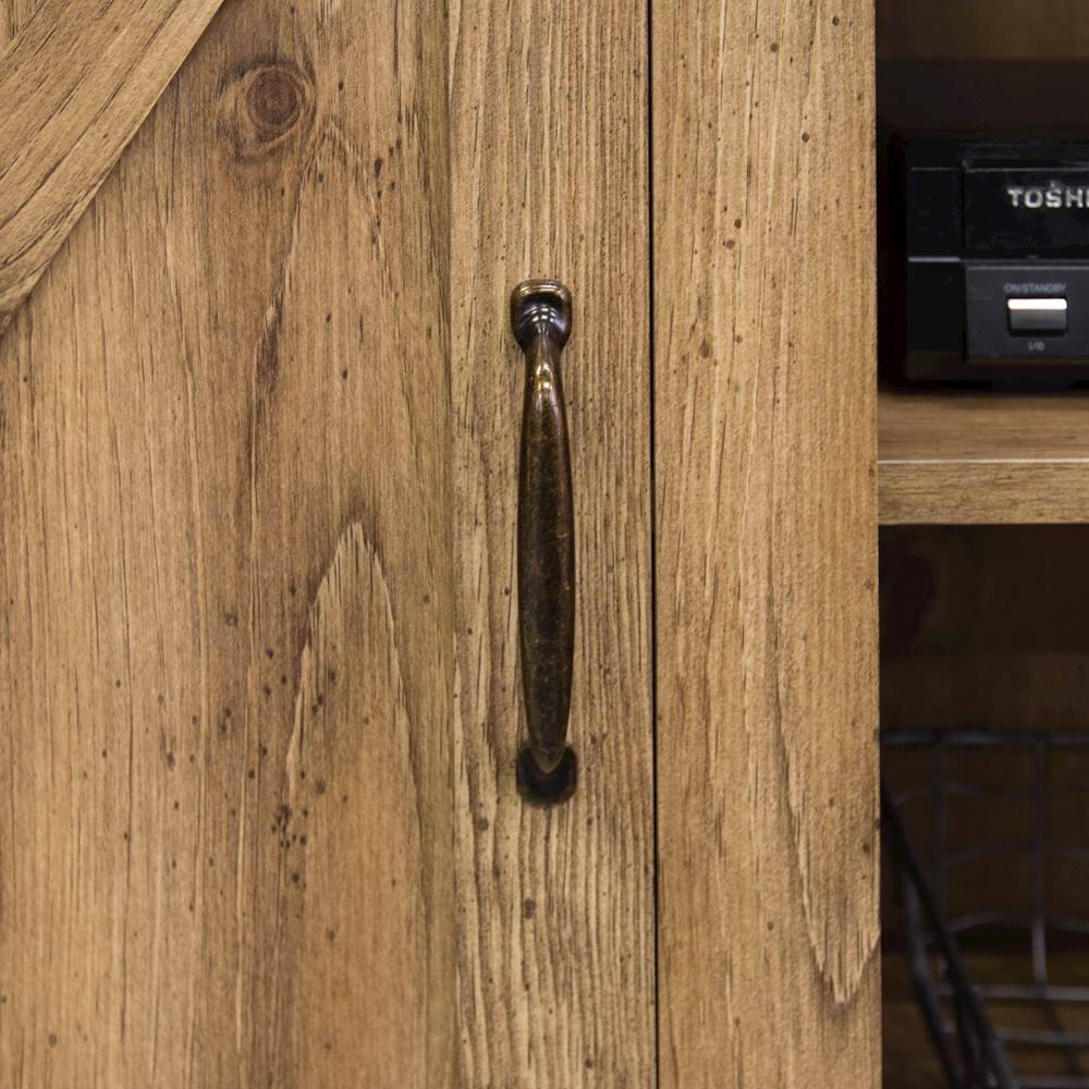 Alt View 15. Walker Edison - Rustic Barn Door Style Stand for Most TVs Up to 65" - Barnwood.