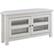 Front. Walker Edison - TV Cabinet for Most TVs Up to 50" - White Wash.