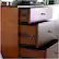 Alt View 16. Walker Edison - Angelo Mid Century Modern TV Stand Cabinet for Most Flat-Panel TVs Up to 55" - Walnut.