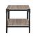 Front. Walker Edison - Rustic Square High-Grade MDF Side Table (Set of 2) - Driftwood.