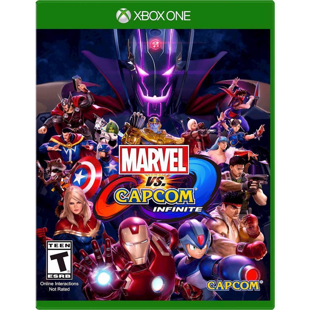 Front. Capcom - Marvel vs. Capcom: Infinite.