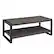 Angle. Walker Edison - 48" Wood Modern Coffee Table - Charcoal.