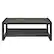 Front. Walker Edison - 48" Wood Modern Coffee Table - Charcoal.