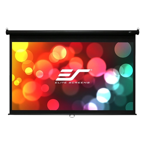 Elite Screens - Manual B Series 120" Projector Screen - Black