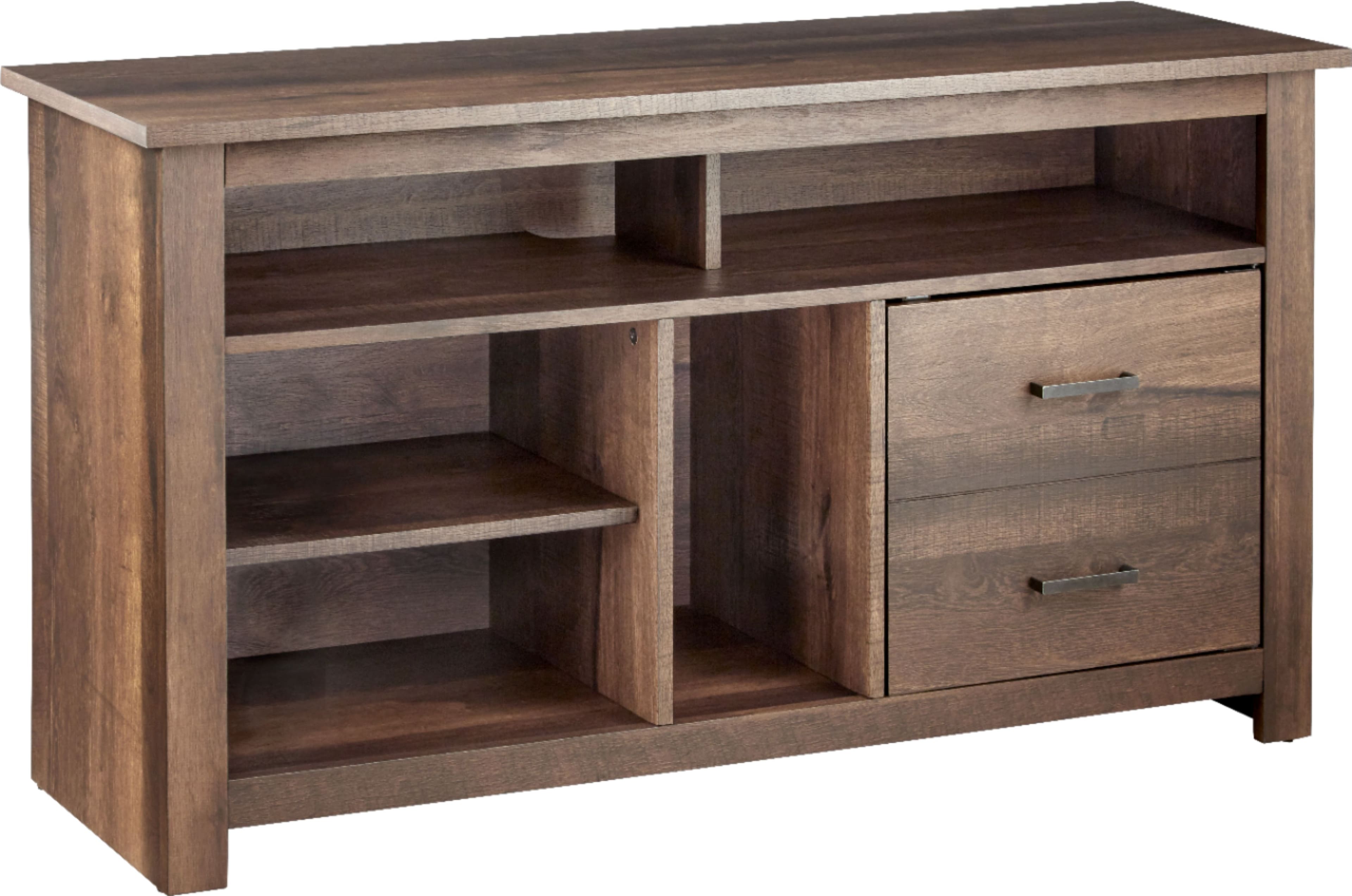 Angle. Insignia™ - Gaming TV Cabinet for Most TVs Up to 55" - Brown.