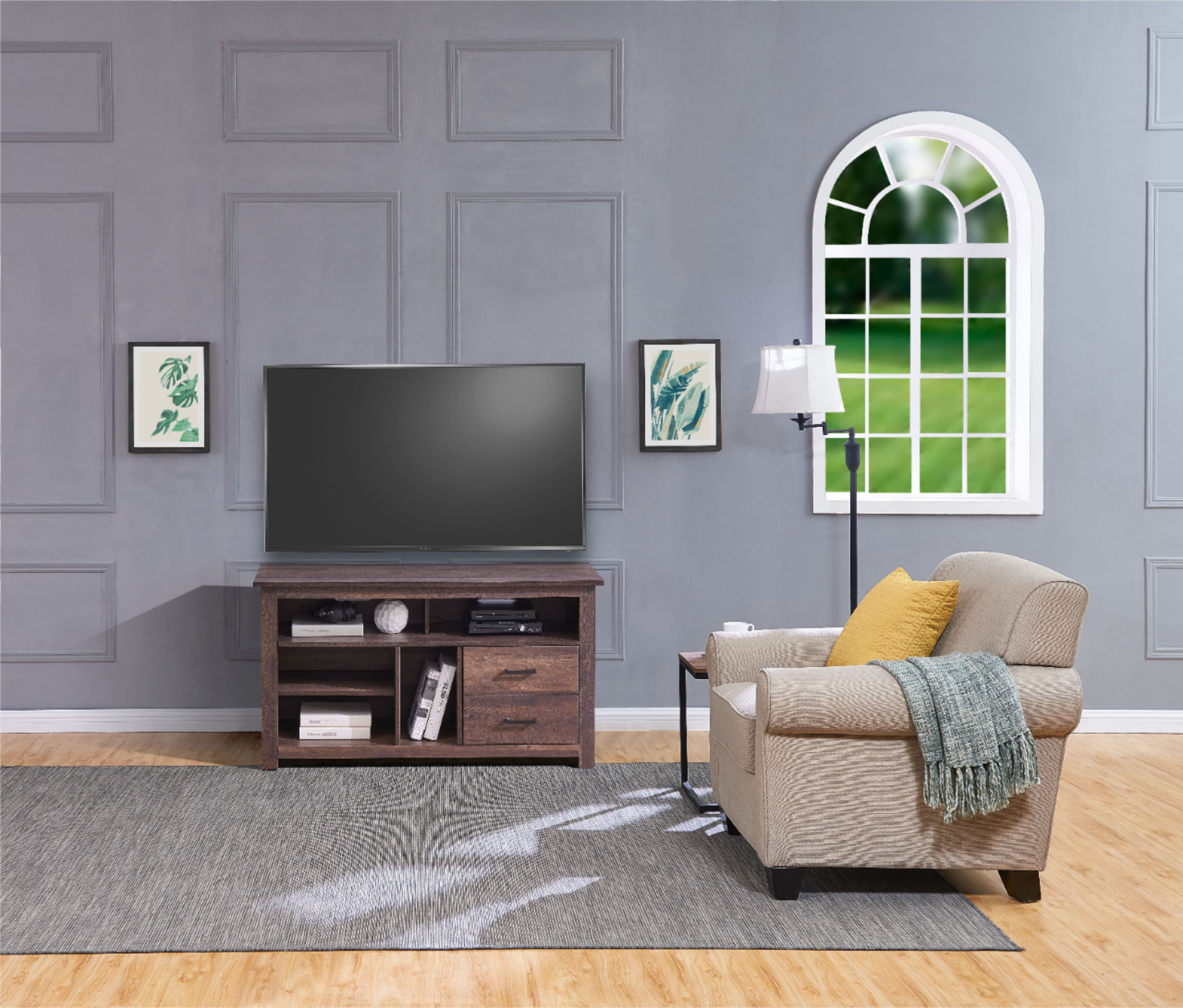 Alt View 18. Insignia™ - Gaming TV Cabinet for Most TVs Up to 55" - Brown.