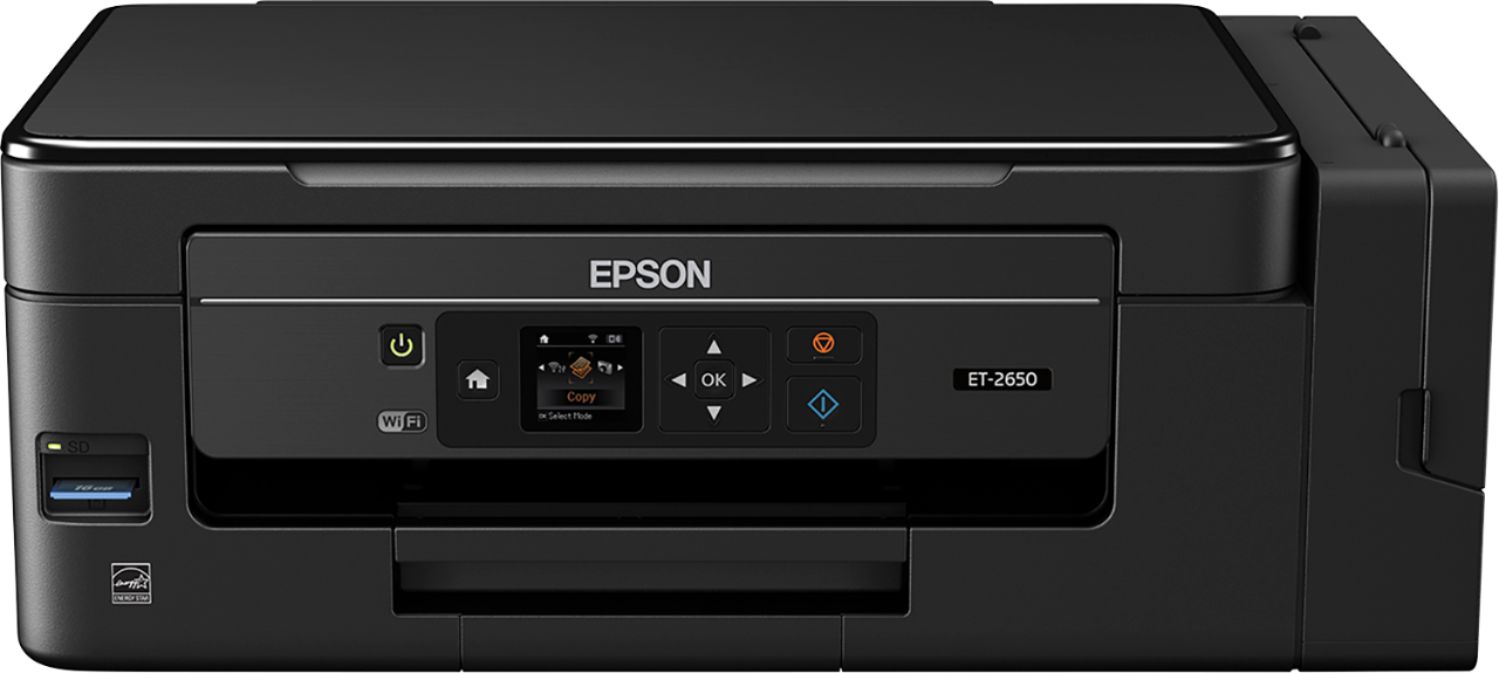 deadline Udled implicitte Best Buy: Epson Expression EcoTank ET-2650 Wireless All-In-One Printer  Black C11CF47201