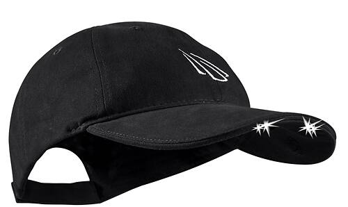 Panther Vision - POWERCAP® LED Lighted Hat - Black - Angle
