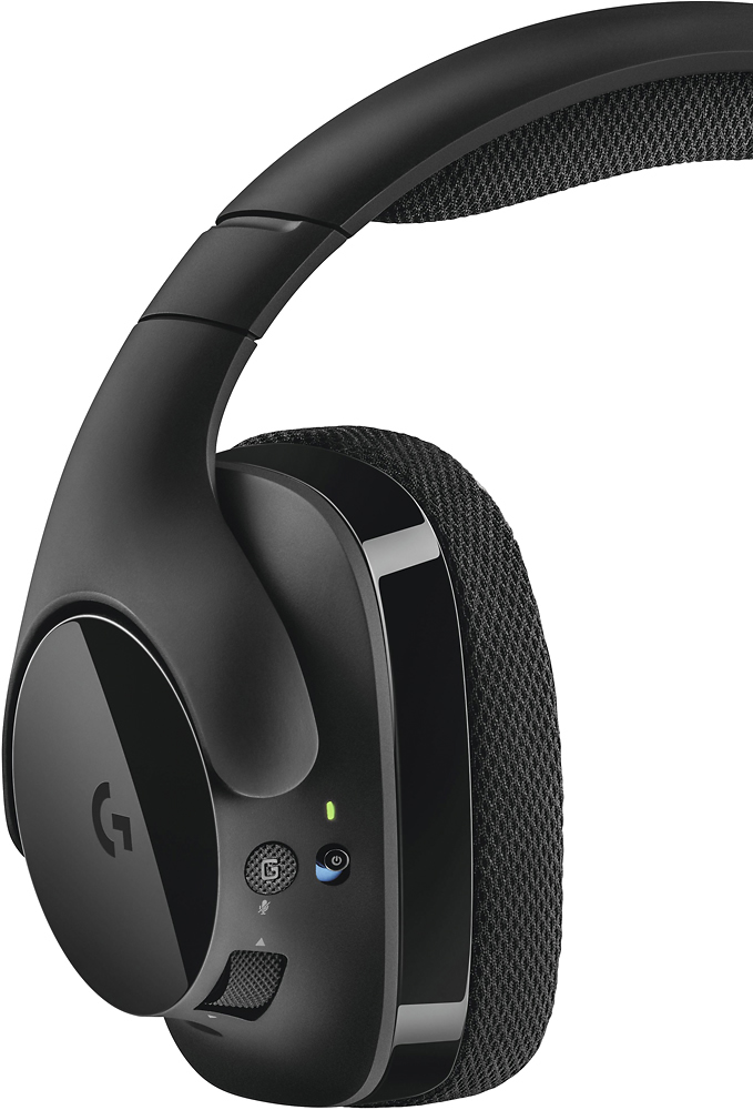 Bijdrage Goot uitgehongerd Best Buy: Logitech G533 Wireless Over-the-Ear Headphones Black 981-000632