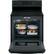 Alt View 2. GE - 5.3 Cu. Ft. Freestanding Electric Range with Self-cleaning - Black.