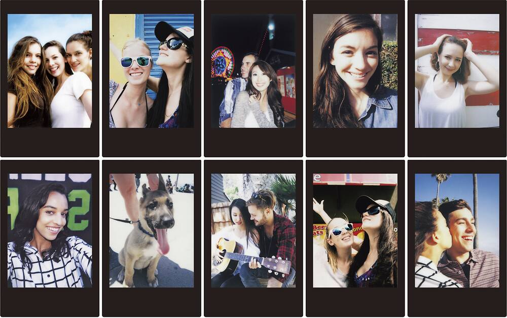 Alt View 11. Fujifilm - instax mini Black Instant Film - Black.
