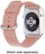 Left. Trident - Leather Watch Strap for Apple Watch 38mm - Light pink.