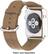 Left. Trident - Leather Watch Strap for Apple Watch 38mm - Brown.