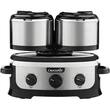Crock-Pot® - Swing and Serve 6.5-Quart Slow Cooker - Brushed Stainless Steel - Larger Front