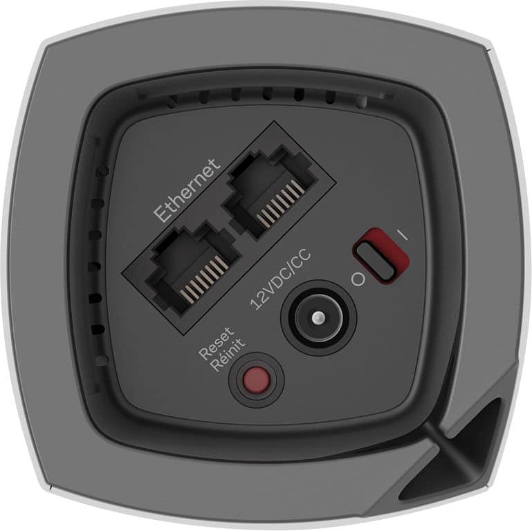 Ethernet 12VDC/CC Reset Rinit O