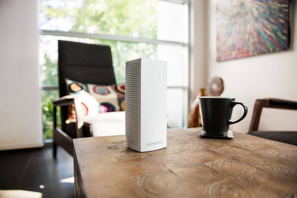 Alt View 22. Linksys - Velop AC2200 Tri-Band Mesh Wi-Fi 5 System - White.