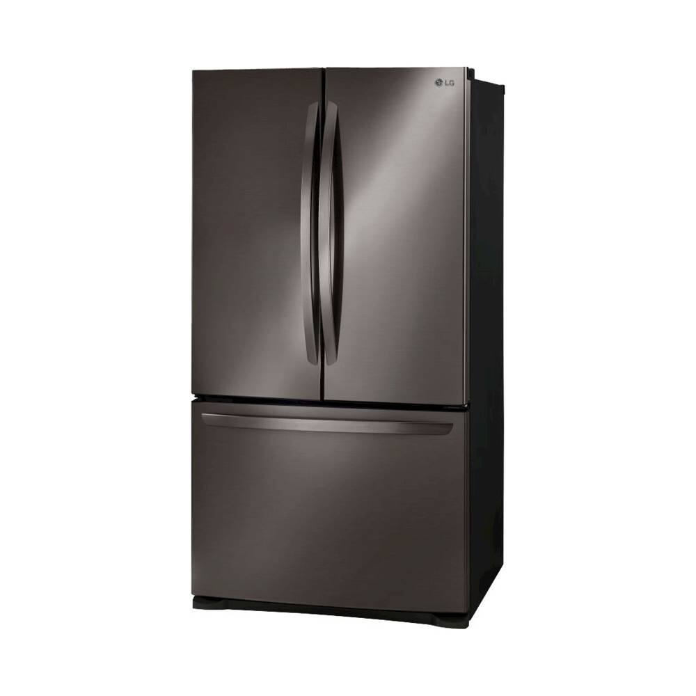 Best Buy LG 20.9 Cu. Ft. French Door CounterDepth Refrigerator Black