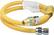 Front. Smart Choice - ProCoat Gas Connector Kit for Ranges and Cooktops - Yellow.