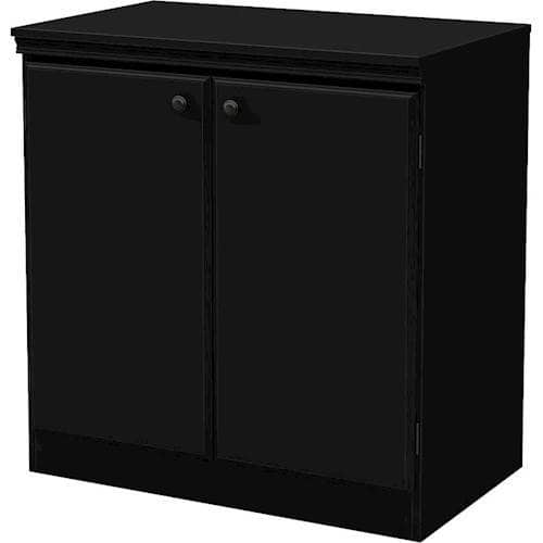 Best Buy South Shore Morgan Storage Cabinet Pure Black 7270722