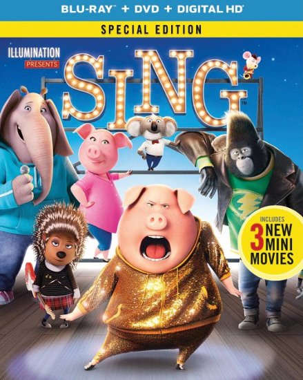 Sing [Includes Digital Copy] [Blu-ray/DVD] [2016] - Front_Standard