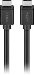 Insignia™ - 25' 4K Ultra HD HDMI Cable - Black - Front_Zoom