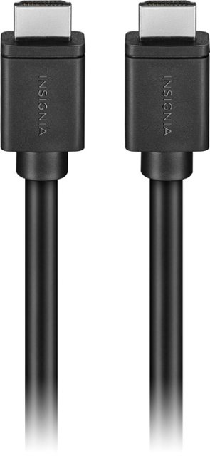 Insignia - 25' 4K Ultra HD In-Wall HDMI Cable - Black