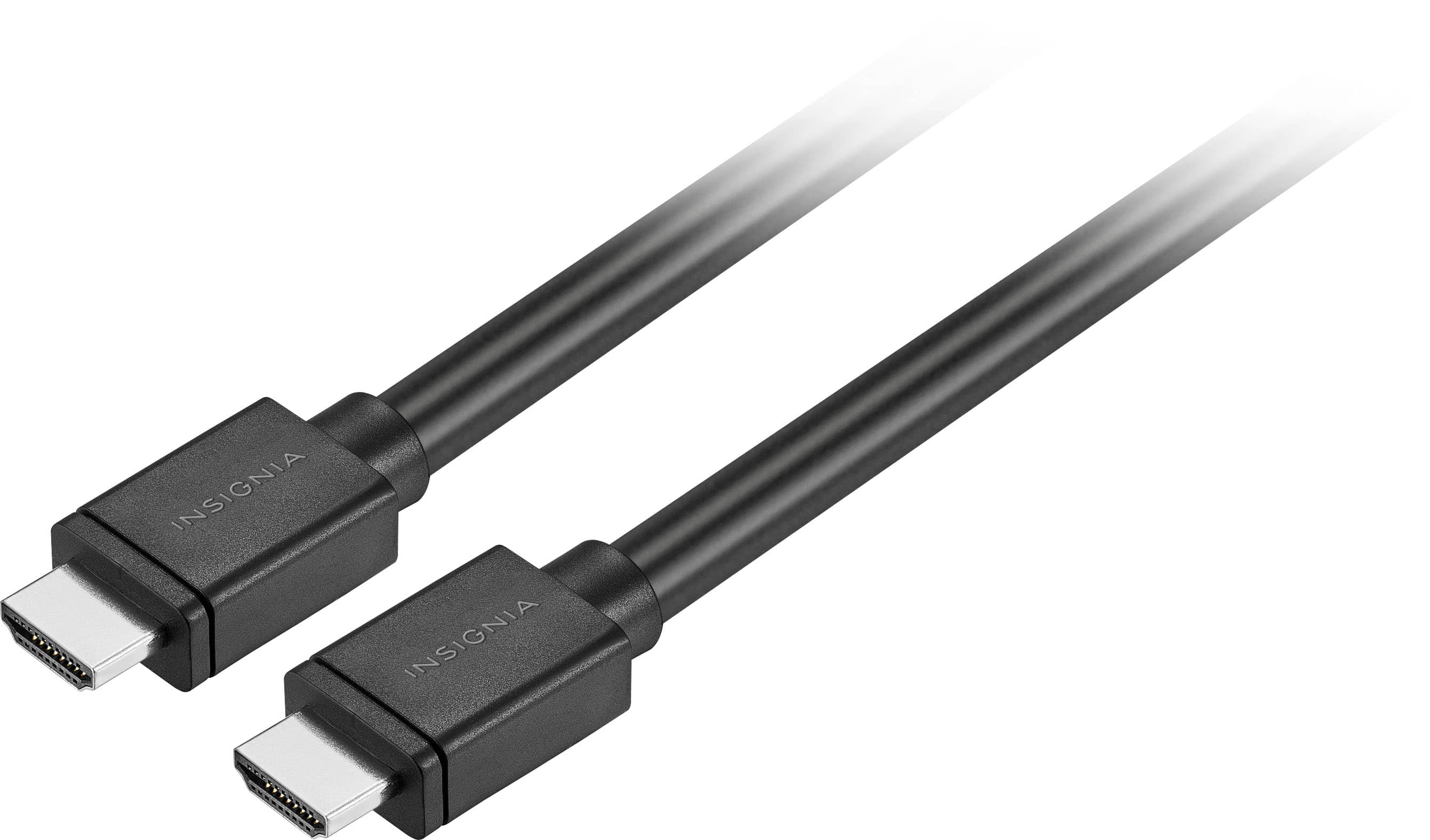 Left. Insignia™ - 25' 4K Ultra HD HDMI Cable - Black.