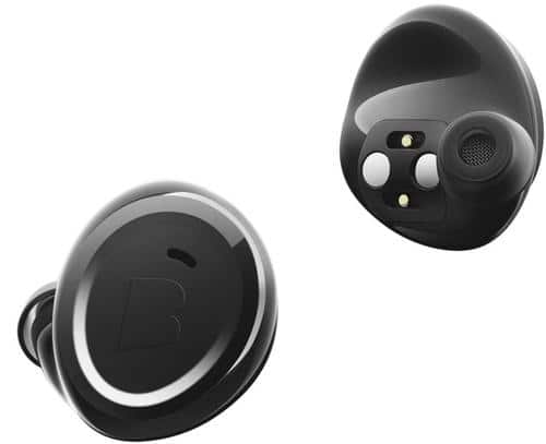 Bragi - The Headphone Wireless In-Ear Headphones - Black - Larger Front