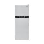 Haier - 11.6 Cu. Ft. Top-Freezer Refrigerator - Stainless steel - Front_Standard