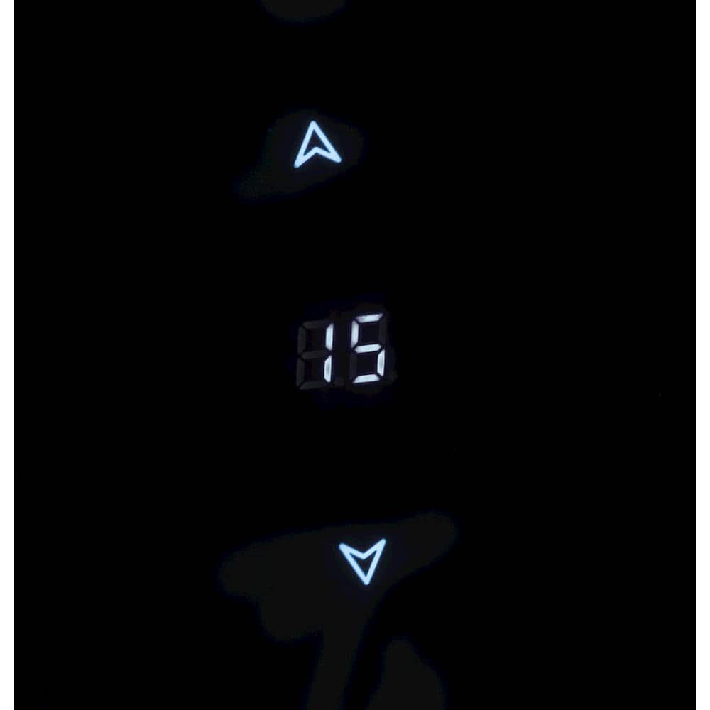 Alt View 15. Haier - 24" Convertible Range Hood - Black.