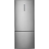 Haier - 15 Cu. Ft. Bottom-Freezer Refrigerator - Stainless steel - Front_Zoom
